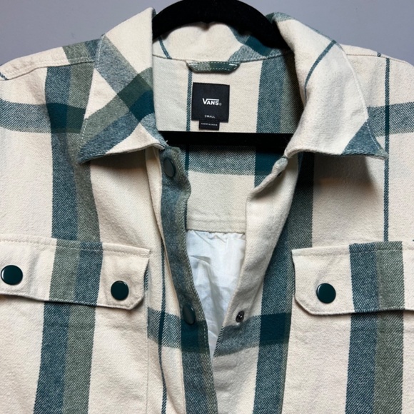 Vans Hal Plaid Flannel Jacket Shacket Women's small - Picture 2 of 10